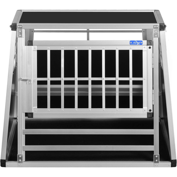 Транспортний бокс Transportbox N36 для собак, алюміній, 70x86x68 см, з аварійним виходом