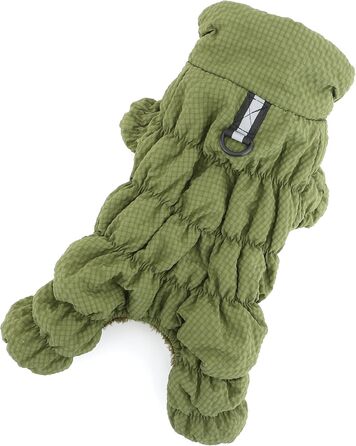 Зимовий теплий комбінезон для собак, водонепроникний, з флісовою підкладкою, для маленьких порід (Йоркширський тер'єр, Чихуахуа), XL, зелений