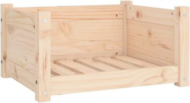 Ліжко для собак та котів білого кольору з масиву сосни. Корзина для собак та котів. Велике, середнє ліжко для собак та котів. Розміри: 55,5x45,5x28 см.