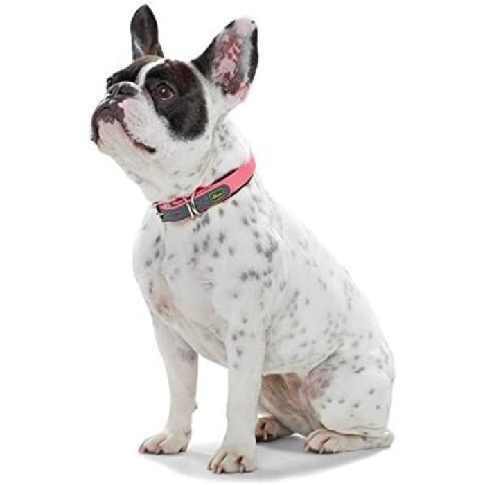 Нашийник для собак HUNTER CONVENIENCE COMFORT, неонове рожевий, з неопреновою підкладкою, стійкий до погодних умов, зручний у догляді, для спорту та відпочинку, розмір 50