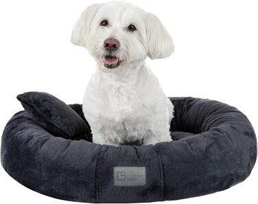 Килимок для собак Лілі - М'який лежак для собак з тканини Sorisso - М'який, довговічний, зносостійкий, міцний (M, Темно-синій)