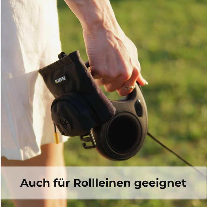 Сумка для ласощів для собак з дозатором кульок – Магнітна застібка, карабін та липучка – Компактна сумочка для цукерок для собак – Ідеально для дресирування та прогулянок