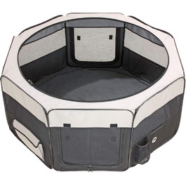 Karlie Smart Top Lounge L - лежанка для котів, сіра та чорна, розмір L (74x74x35 см)