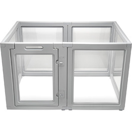 Загін для собак Front Row: міцний, прозорий, з 6 панелями, 76.2 см, для дому та саду