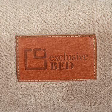 Ліжко для собак Lily для маленьких собак - подушка для собак з тканини Sorisso - м'яка, довговічна, зносостійка, міцна (M, Бежевий)