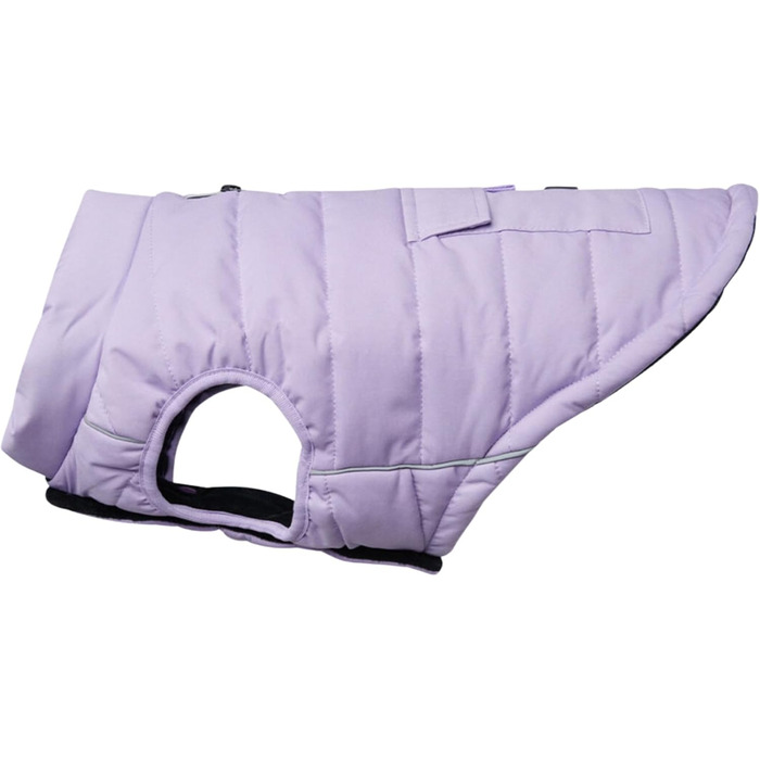 Зимова куртка для собак Spark Paws Warmshield™, флісова, водовідштовхувальна, вітрозахисна, з відбивачами, для середніх і великих порід, парка від холоду, лілова, розмір M