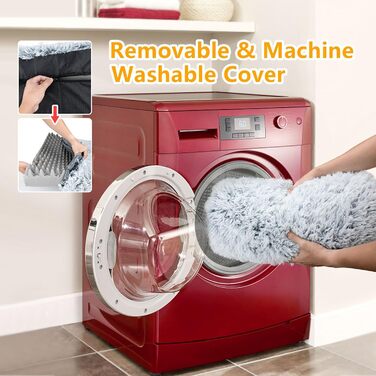 М'який матрац для собаки, неслизька підкладка, крісло-гніздо для великих собак, сірий, 100 x 60 см (75x50 см)