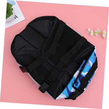 Рятувальний жилет для собак POPETPOP, регульований, дихаючий, з ручками та швидкою застібкою, XL, блакитний