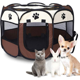 Клітка-загон для тварин, портативна клітка для собак, кроликів, котів. З тканини Oxford 600D для використання в приміщенні та на вулиці