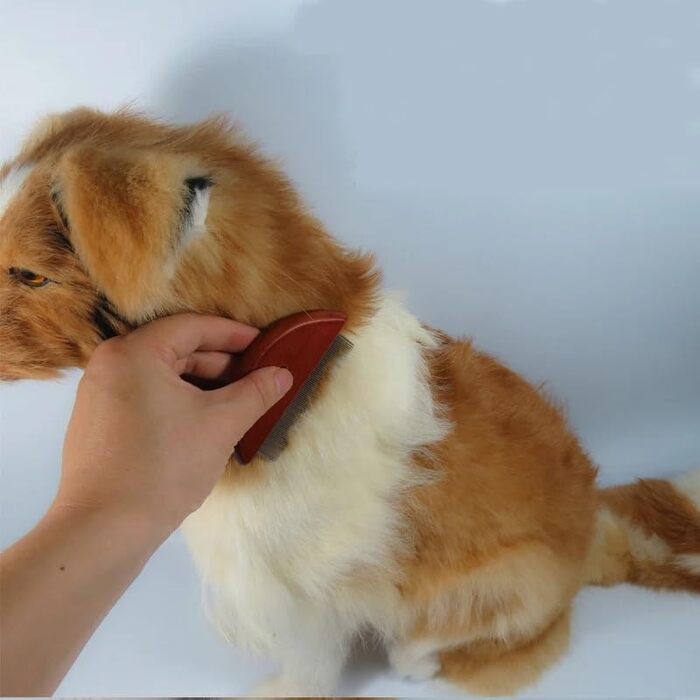 Щітка для собак від випадання шерсті, інструмент для догляду за шерстю, професійна щітка для собак (дрібний гребінь)