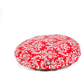 Кругле ліжко для домашніх тварин Majestic Pet, розмір M, червоне (36x36x5 см)