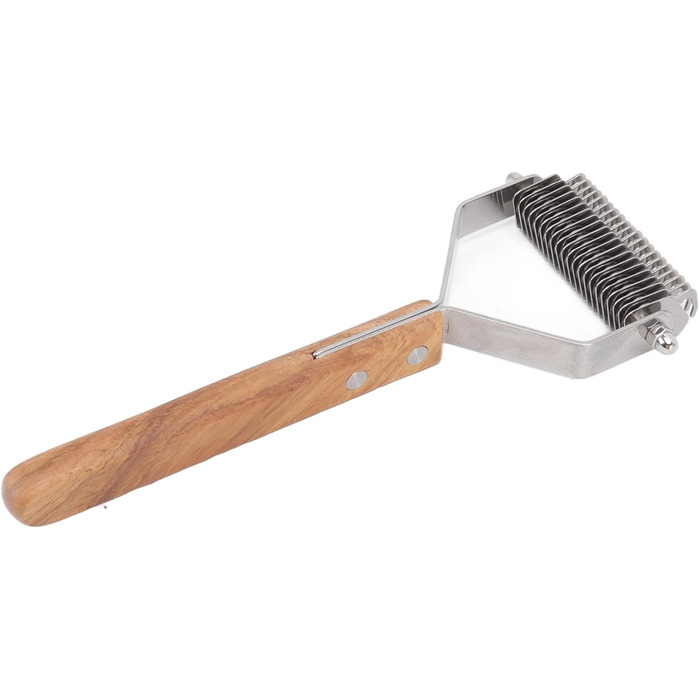 Двостороння щітка для шерсті котів та собак, підшерсткова щітка для грумінгу