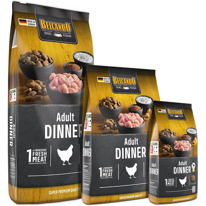 Сухий корм для дорослих собак усіх порід BELCANDO Adult Dinner, 12.5 кг