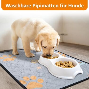 Багаторазові підкладки для цуценят, 2 шт. - супер впитываючі пелюшки для собак, нековзні тренувальні килимки для диванів, вольєрів або автокрісел, 76x81 см (2 шт.)