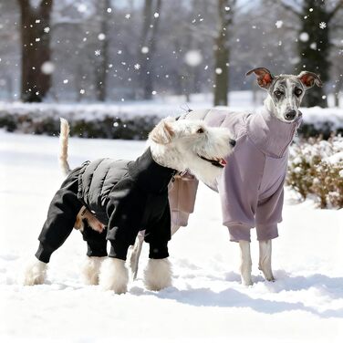 Зимовий теплий куртка для собак з отвором для повідка. Вітростійкий зимовий одяг для маленьких, середніх та великих собак (25N016 Білий, XL)