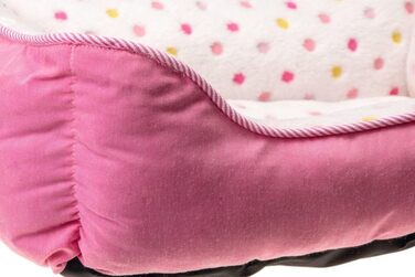 Karlie Katzenbett Dot: Рожеве ліжко для котів, розмір L (47x39 см)