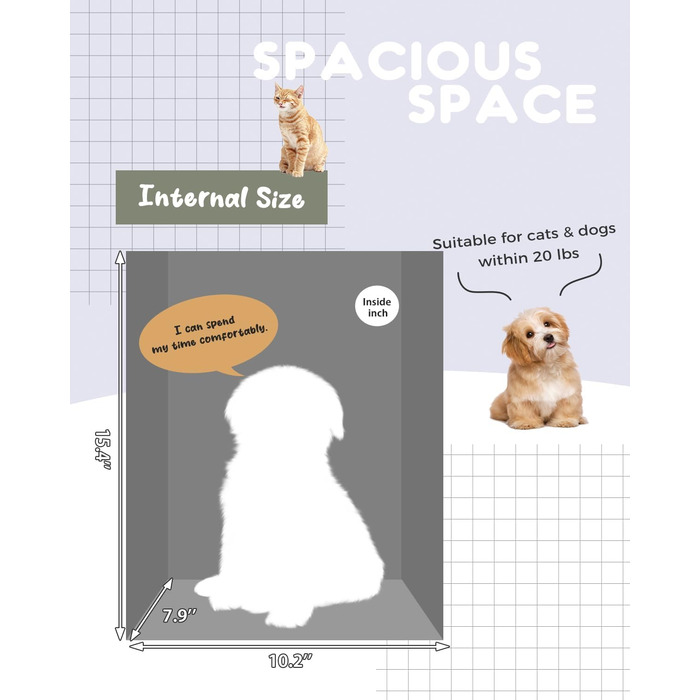 Рюкзак для тварин: переноска для котів та собак до 7 кг, сірий колір