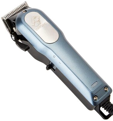 Машинка для стрижки шерсті собак та котів CGZZ Tierhaarschneidemaschine, тиха, з 8 насадками, блакитна