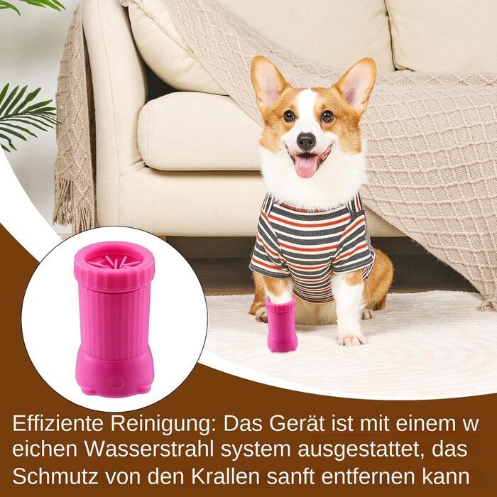 Автоматична машина для миття лап домашніх тварин | USB-зарядка | Для собак та котів