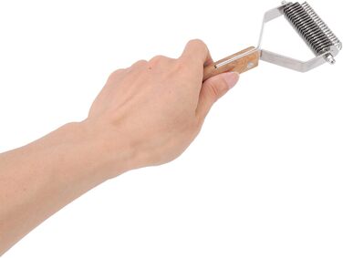 Двостороння щітка для шерсті котів та собак, підшерсткова щітка для грумінгу