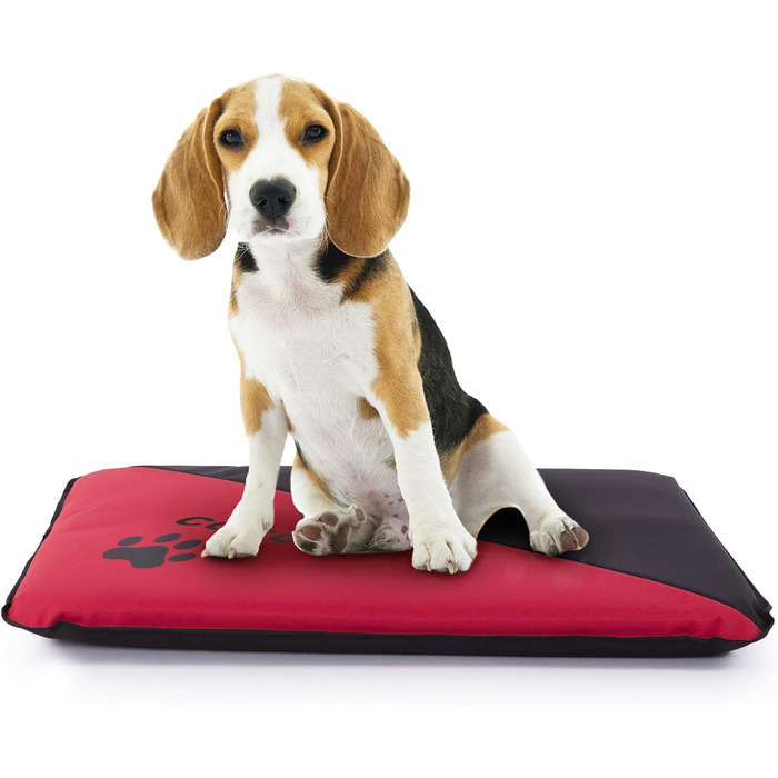 Водонепроникна лежанка для собак, миється, велика, маленька, середня, для дому та вулиці, рожева (105 x 75 x 6 см)