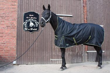 Зимова кінська попона time4horses з високим коміром, утеплена 200 г, водонепроникна, 1200D