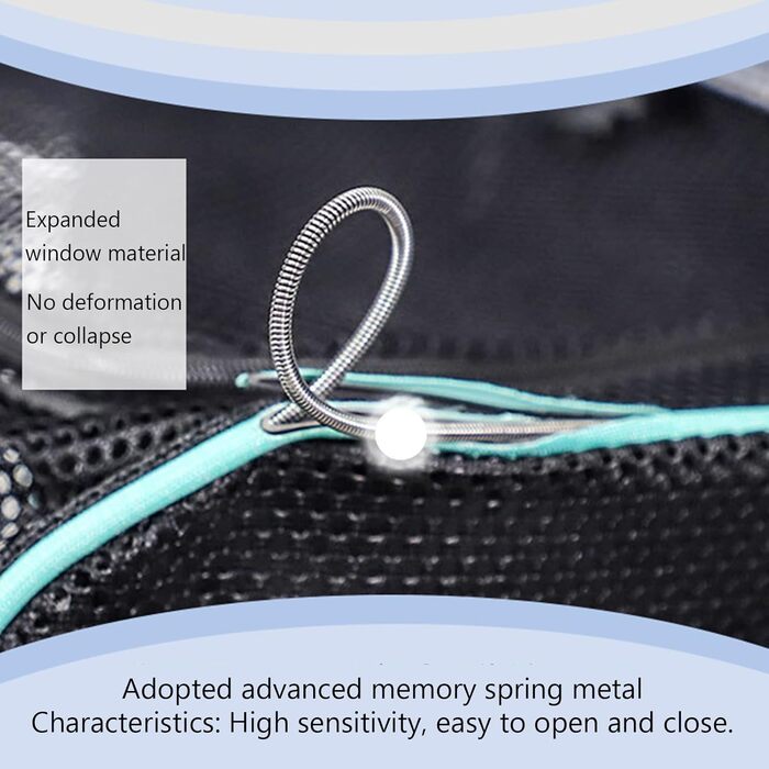 Транспортна переноска для кота/собаки Ruyiczb, розширювана, сіра