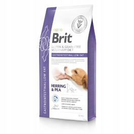 Сухий ветеринарний дієтичний корм Brit Veterinary Diet Gastrointestinal Low Fat з оселедцем, 12 кг