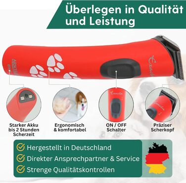 Машинка для стрижки собак Agrarzone Edition Aesculap Exacta біла - з запасним лезом - триммер для лап тихий & без вібрації - легка та зручна для собак та котів