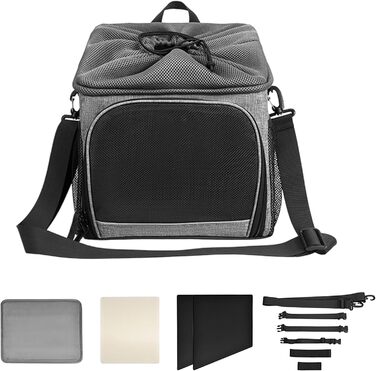 Корзина для собак на велосипед: знімна кріплення, легка, вентильована сумка для прогулянок, саду та покупок