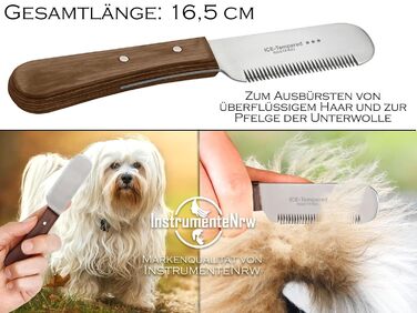 Набір для грумінгу собак та котів: триммер, гребінець, ножиці. З тонкими та грубими зубцями, нержавіюча сталь