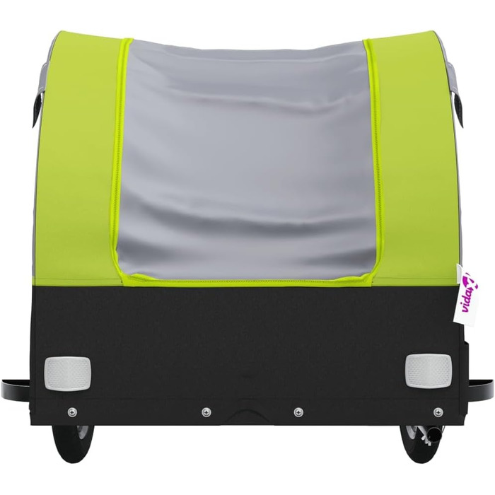 Причіп для велосипеда: вантажний, для собак, чорно-зелений, 30 кг, сталь, для щоденного транспортування, універсальний, легко монтується