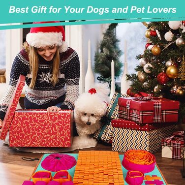 Інтерактивна килимок-нюхалка для собак та котів, сповільнює харчування, знімає стрес, оранжевий, червоний, блакитний