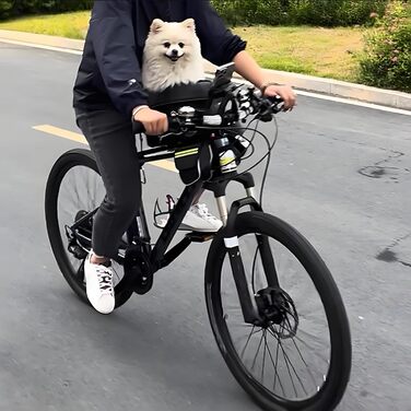 Кошик для собак на велосипед - знімний аксесуар для маленьких собак, безпечний та зручний для прогулянок та перевезення