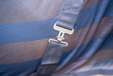 Захисний в'їжджуваний вкладиш Equinate Guardian для коней, 145 см, Navy - захисна ковдра від комах, ковдра для випасу