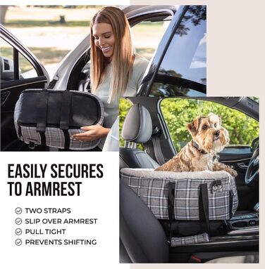 Автокрісло для собак – автосидіння для маленьких собак до 5,9 кг. Безпечне автосидіння для собак у легкових автомобілях та SUV