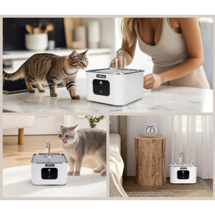 Автопоїлка-фонтан Nobleza, пластик, 4000 мл