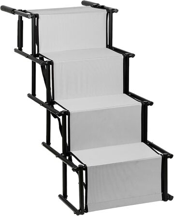 Рампа для собак Homewell - складана, до 70 кг, регульована, сіра