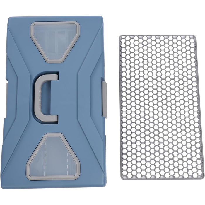 Транспортна переноска для котів та собак, до 20 кг, складана, для подорожей літаком, з вентиляційними отворами, 56x33x37 см, жорсткий корпус