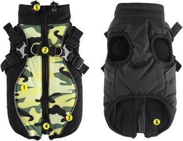 Водонепроникний собачий нашийник для зими: малі, середні та великі породи