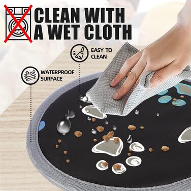 Килимок гріючий для тварин Furrybaby: водонепроникний, анти-гризучий, 30.5 см, чорний