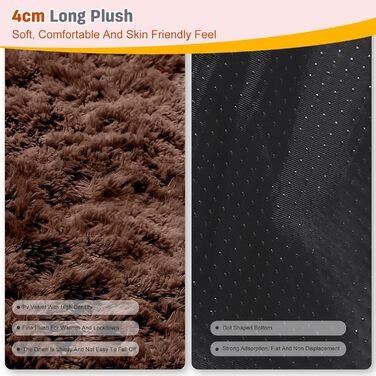 PETCUTE Лежанка для собак, м'яка та тепла, великі породи, велика (40x40 см, темно-коричневий)