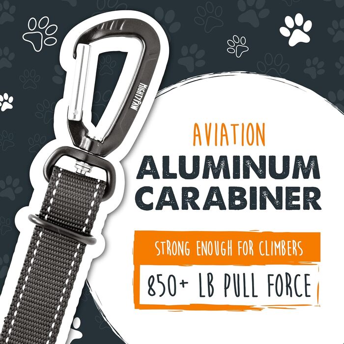 Автогурт для собак Mighty Paw: регульований, для маленьких та великих собак, безпечний, з пряжкою, для цуценят