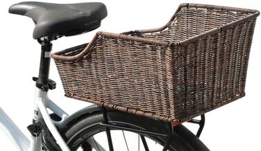 Фahrradkorb LTJ 030017: Кошик на багажник для велосипеда, пластик, ротанг