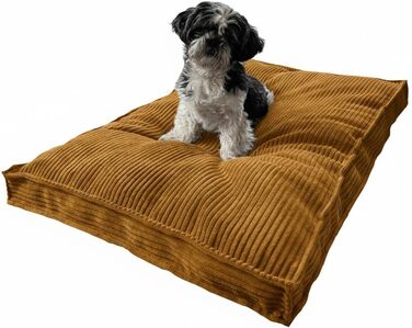 Крісло-лежанка для собак великих порід, 100 x 70 см, червоно-коричневе, зносостійке, миється