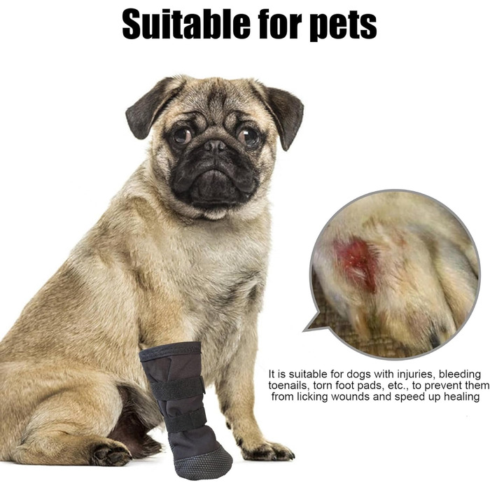 Чоботи для собак: захист подушечок лап, водонепроникні, антиковзкі. Захист від протікання, для відпочинку та післяопераційного періоду. Станки для собак, великі породи