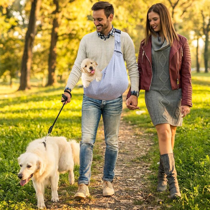 Сумка-переноска для тварин, регульована переноска для собак, реверсивна переноска для маленьких собак до 7 кг, переноска для собак, переноска для собак для прогулянок та активностей на відкритому повітрі (Сірий)