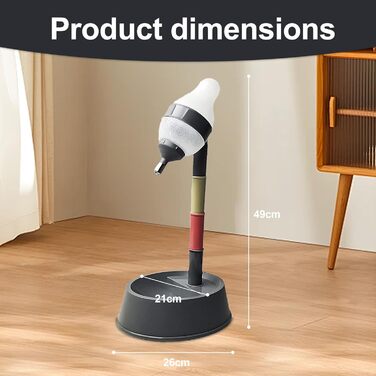 Автоматичний диспенсер для води iFCOW для котів та собак, регульована висота, знімний стрижень, автоматичне годування