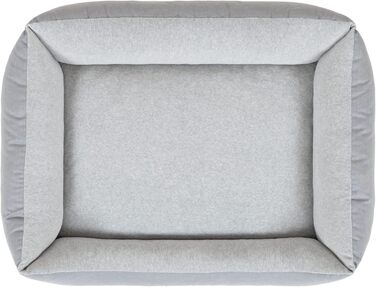 Ліжко для собак середніх порід Doctor Bark GreenLabel - м'яке та зручне, 97x75 см, сірий