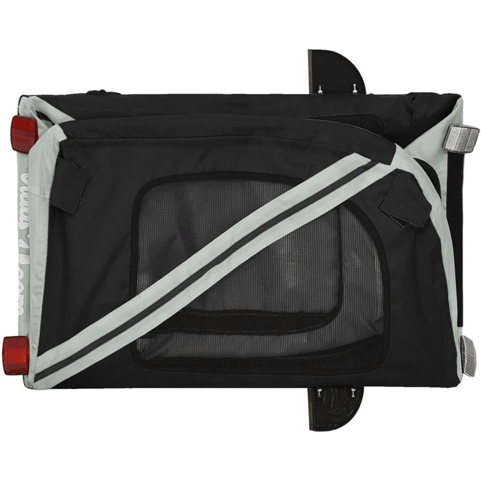 Фаркоп для велосипеда Gecheer для собак, міцний сталевий каркас, оксфордська тканина, дах з ПВХ, для безпечних та комфортних поїздок з домашніми тваринами